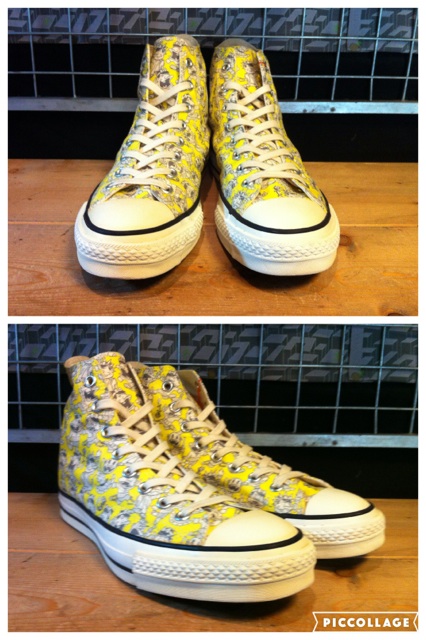 画像: 【28835-1065】converse ALL STAR RETRO TENSAI-BAKABON HI （イエロー）　USED