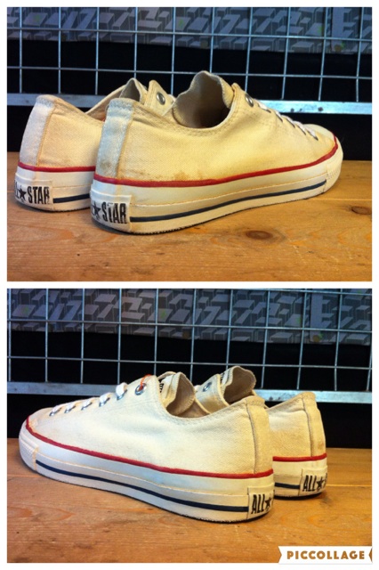 画像: 【28801-1067】converse　ALL STAR OX　（ホワイト）　USED