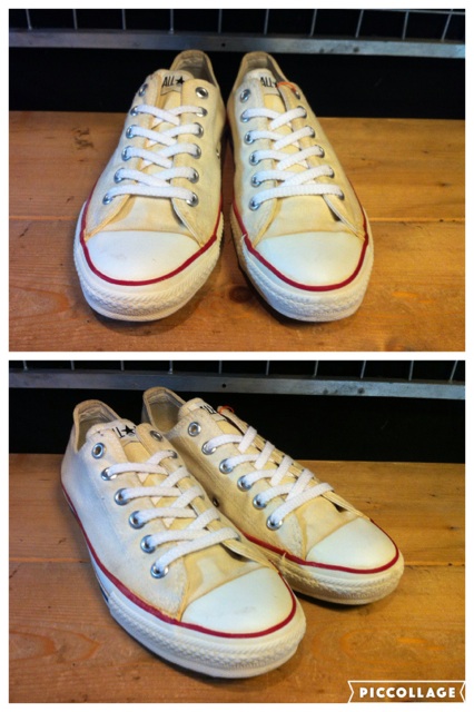 画像: 【28801-1067】converse　ALL STAR OX　（ホワイト）　USED