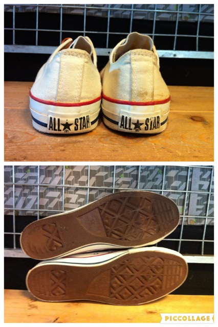 画像: 【28801-1067】converse　ALL STAR OX　（ホワイト）　USED