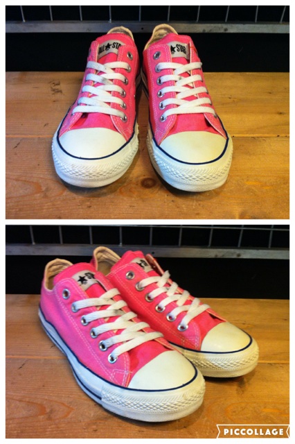 画像: 【28808-1066】converse　ALL STAR OX　（ピンク）　USED