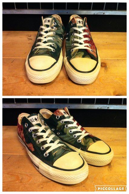 画像: 【28840-1072】converse　ALL STAR OX　（和柄）　USED