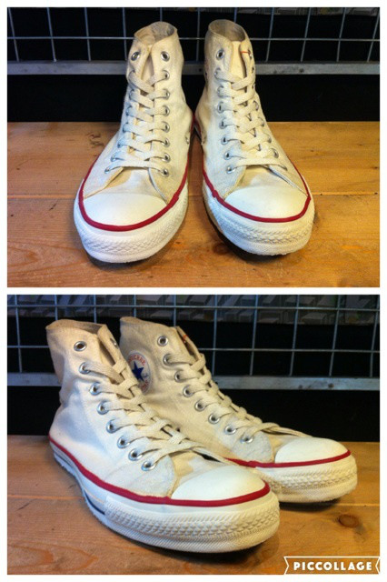 画像: 【28798-1089】converse　ALL STAR HI　（ホワイト）　USED 