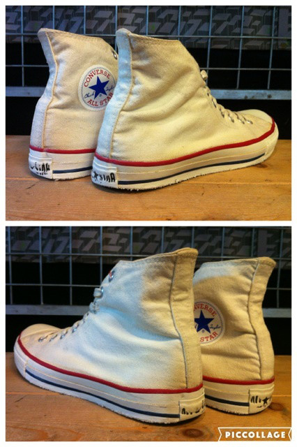 画像: 【28798-1089】converse　ALL STAR HI　（ホワイト）　USED 