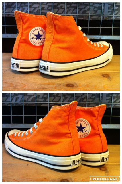 画像: 【28943-1115】converse　ALL STAR HI　（オレンジ）　USED