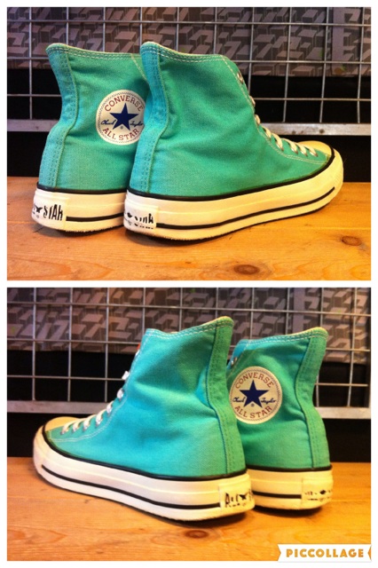 画像: 【28951-1118】converse　ALL STAR HI　（ディーバグリーン）　USED