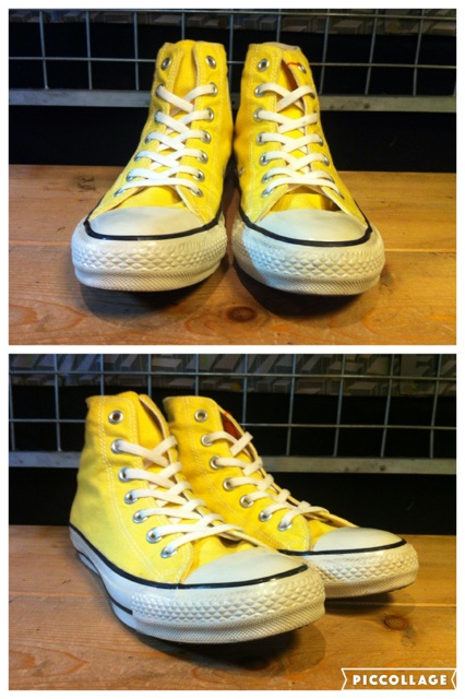 画像: 【28963-1122】converse　ALL STAR COLORS CLASSIC　（イエロー）　USED