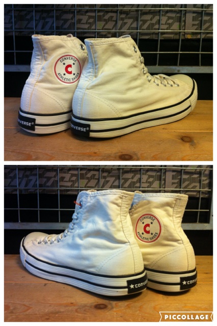 画像: 【29087-1154】converse　ATHLETIC-C HI　（ホワイト）　USED