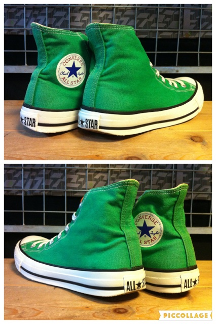 画像: 【29255-1212】converse　ALL STAR HI　（グリーン）　USED