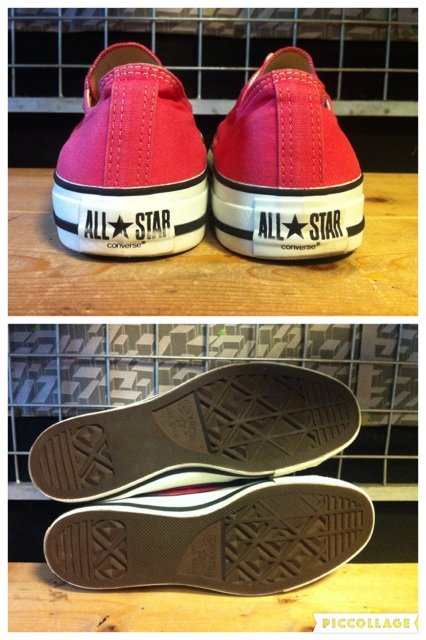 画像: 【29284-1224】converse　ALL STAR OX　（ピンク）　USED