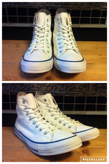 画像: 【29430-1276】converse　ALL STAR HI　（ホワイト）　USED