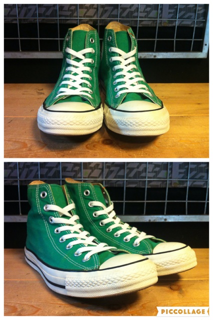 画像: 【29429-1274】converse　ALL STAR HI　（グリーン）　USED