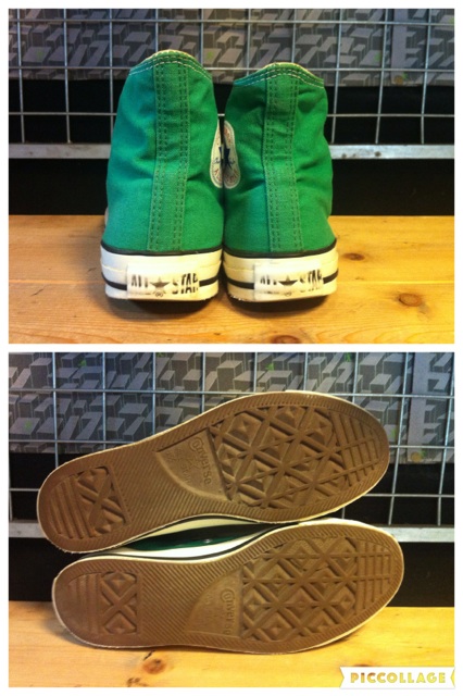 画像: 【29429-1274】converse　ALL STAR HI　（グリーン）　USED