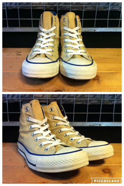 画像: 【29541-1313】converse　ALL STAR AC HI　（ベージュ）　USED