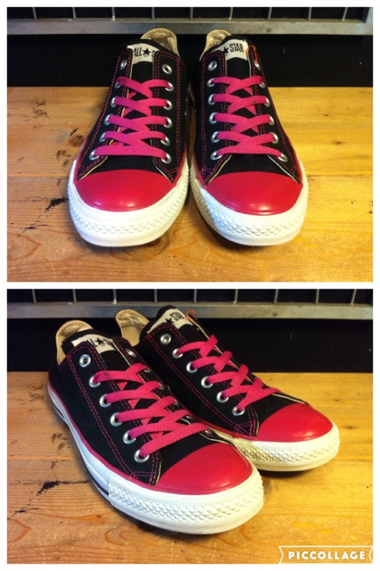 画像: 【29657-1356】converse　ALL STAR POC OX　（ブラック/ピンク）　　USED