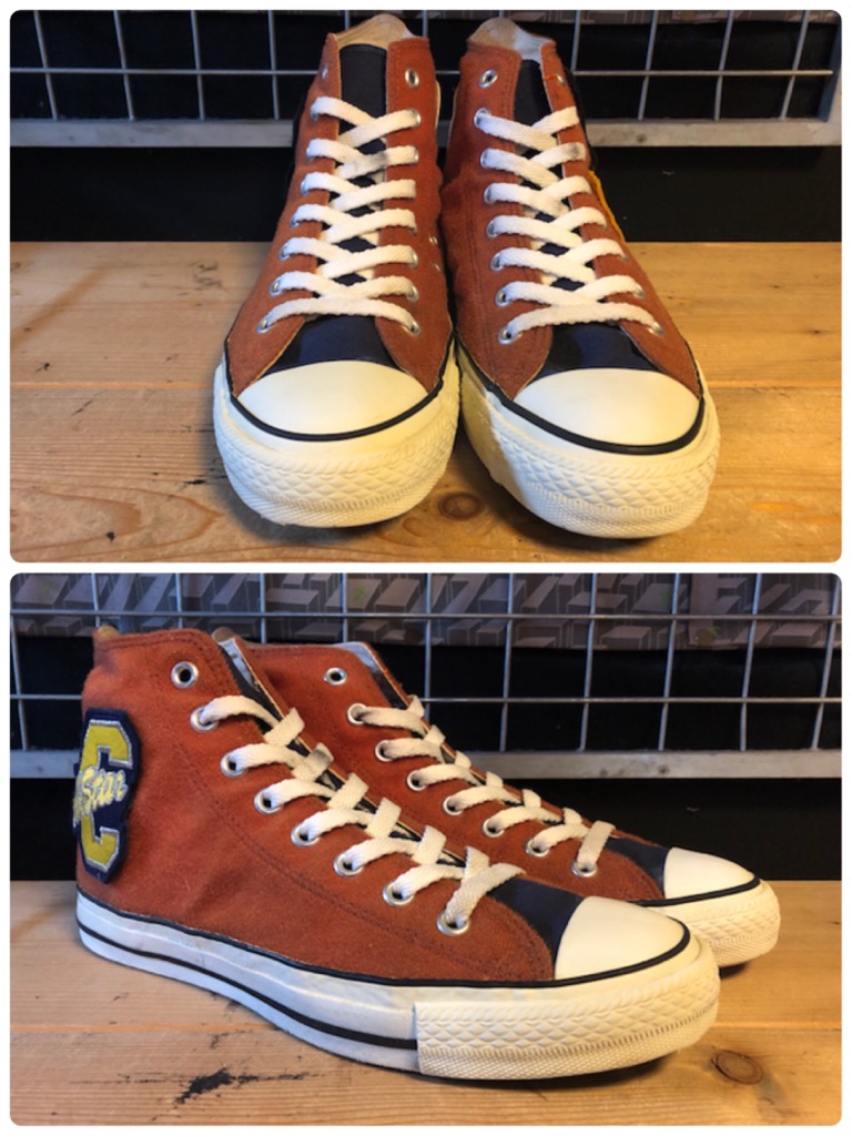 画像: 【31342-1773】converse　ALL STAR LETTERD HI　（オレンジ/ネイビー）　USED