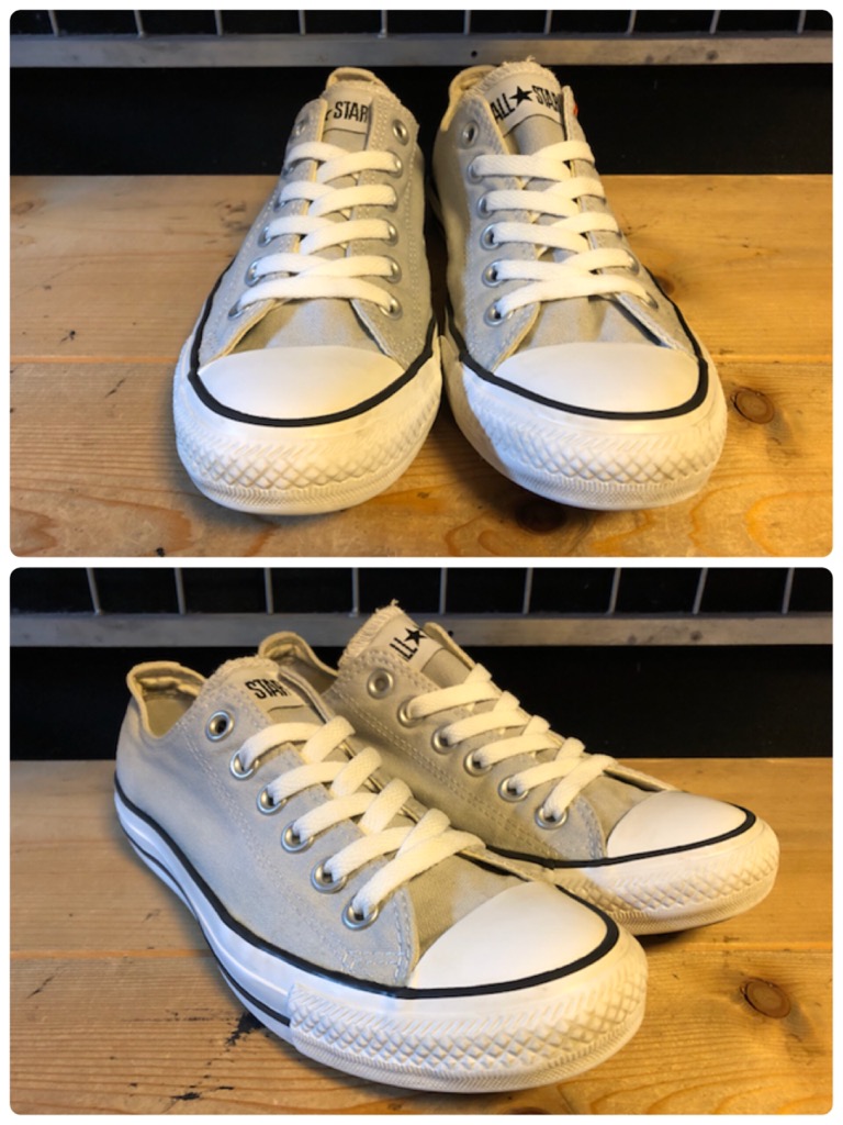 画像: 【31453-1802】converse　ALL STAR OX　（ライトグレー）　USED