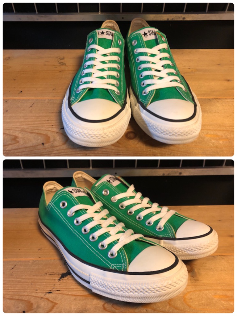 画像: 【31515-1807】converse　ALL STAR OX　（グリーン）　USED