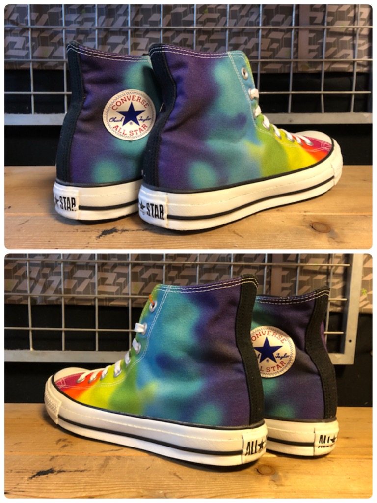 画像: 【31556-1825】converse　ALL STAR TIEDYERAINBOW HI　（レインボー）　USED