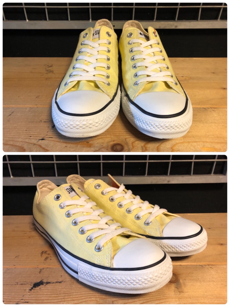 画像: 【31552-1830】converse　ALL STAR COLORS OX　（パステルレモン）　USED