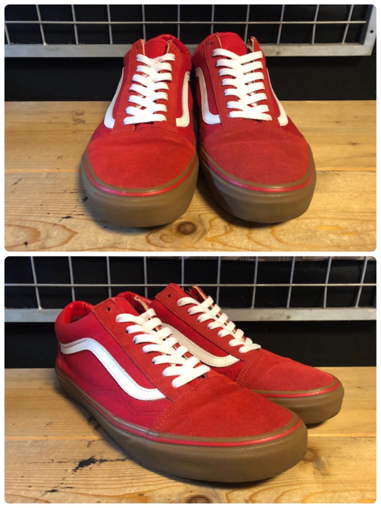 画像: 【31564-1834】VANS　OLD SKOOL　（レッド/ホワイト/ガム）　USED 