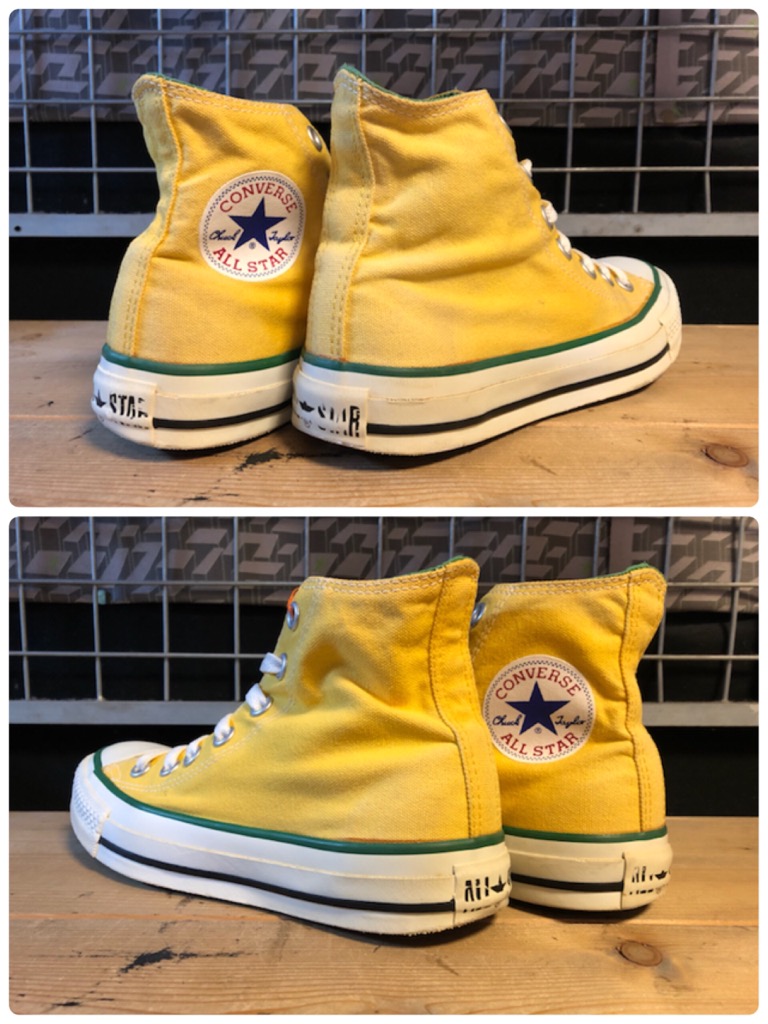 画像: 【31560-1848】converse　ALL STAR AC HI　（イエロー）　USED 