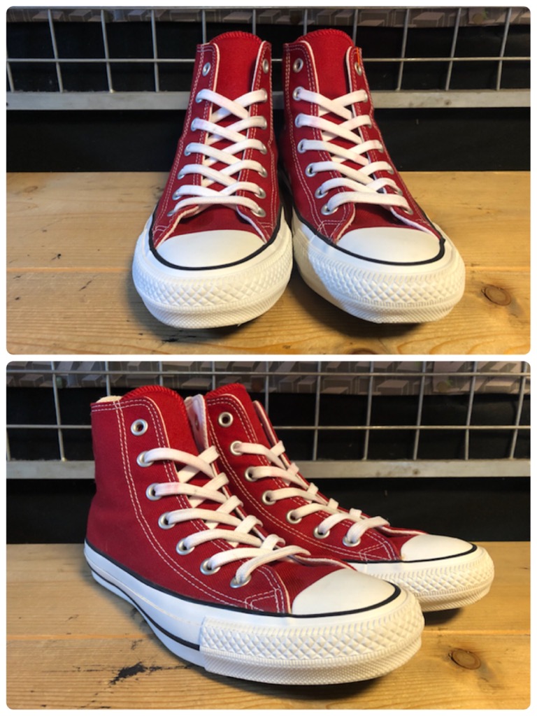 画像: 【31571-1850】converse　ALL STAR 100 COLORS HI　（レッド）　USED 