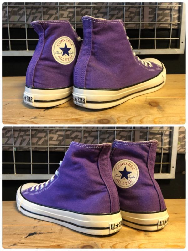 画像: 【31649-1852】converse　ALL STAR COLORS CLASSIC HI　（パープル）　USED 