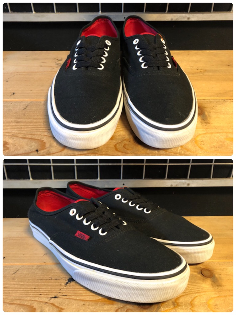 画像: 【31617-1863】VANS　AUTHENTIC　（ブラック/レッド）　USED