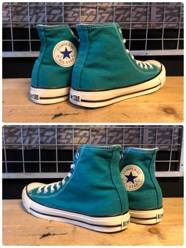 画像: 【31766-1875】converse　ALL STAR COLORS CLASSIC HI　（ターコイズ）　USED