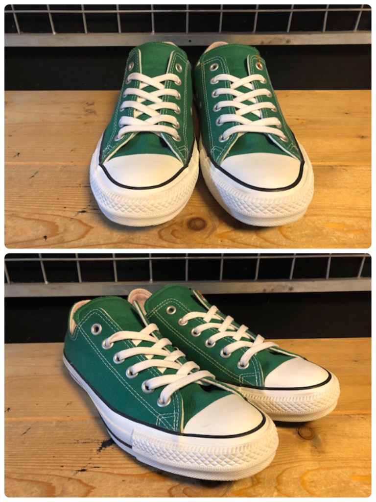 画像: 【31735-1876】converse　ALL STAR 100COLORS OX　（グリーン）　USED