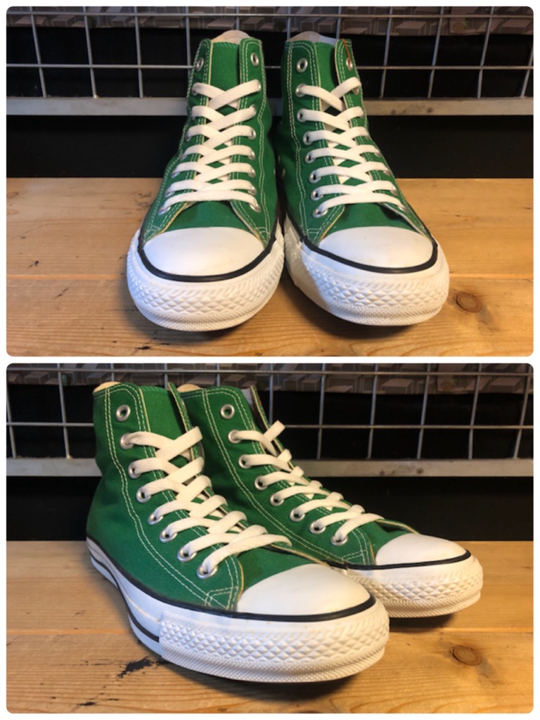 画像: 【31736-1873】converse　ALL STAR HI　（グリーン）　USED