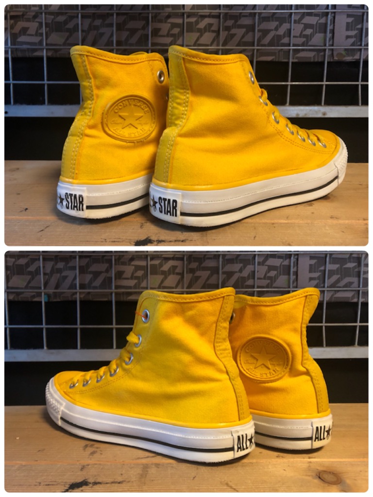 画像: 【31651-1928】converse ALL STAR UPSIDE-MONO HI　（イエロー）　USED