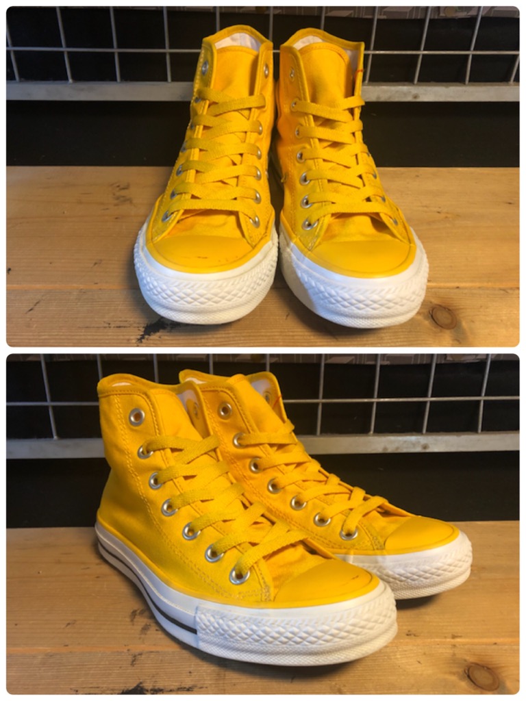 画像: 【31651-1928】converse ALL STAR UPSIDE-MONO HI　（イエロー）　USED