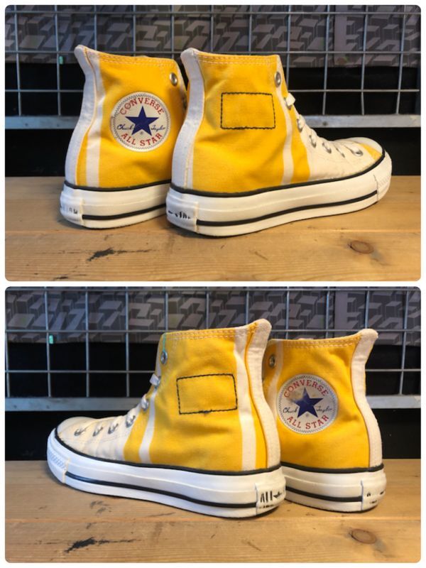 画像: 【32393-2134】converse × sunbrela　ALL STAR EAVES HI　（イエロー/ホワイト）　USED