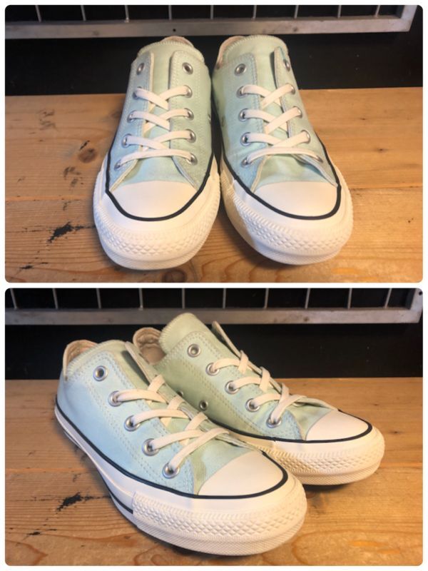 画像: 【32449-2140】converse　ALL STAR 100 COLORS OX　（ミントグリーン）　USED