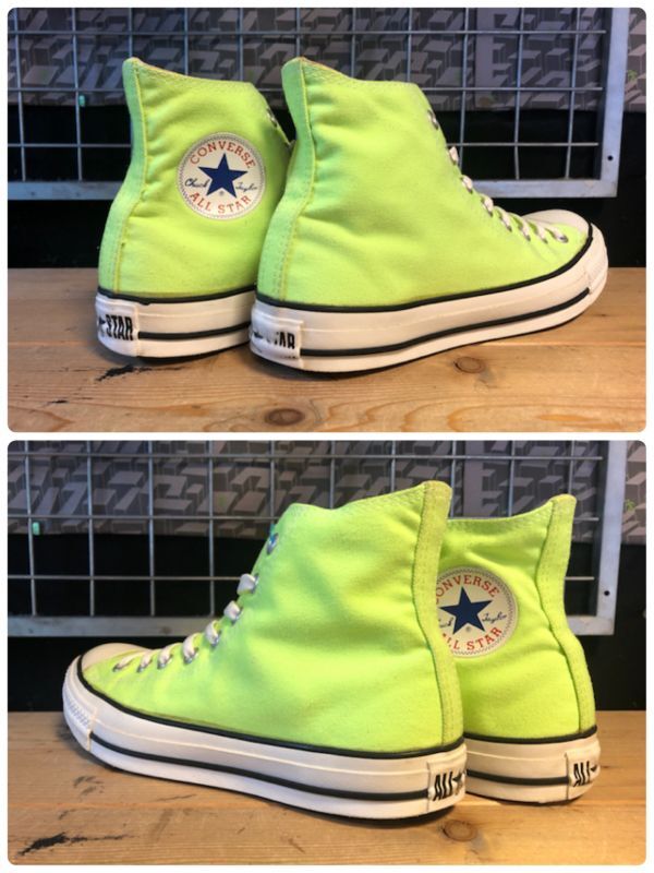 画像: 【32407-2136】converse　ALL STAR HI　（ライムグリーン）　USED