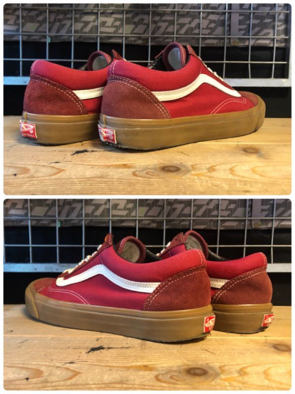 画像: 【32116-2161】VANS　OLD SKOOL　（レッド/ホワイト）　USED