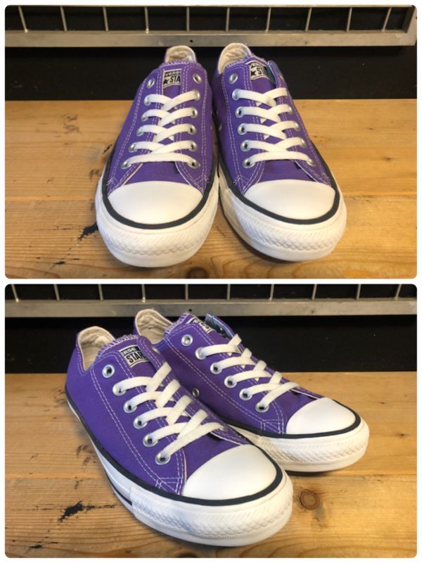 画像: 【32541-2186】converse　ALL STAR OX　（パープル）　USED