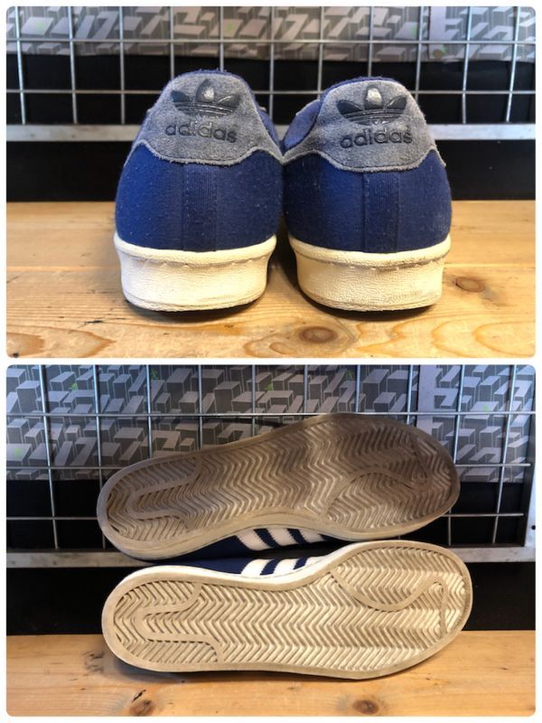 画像: 【32738-2213】adidas×BEDWIN & HEARTBREAKERS　BW CAMPUS 80's　（ネイビー/ホワイト）　USED