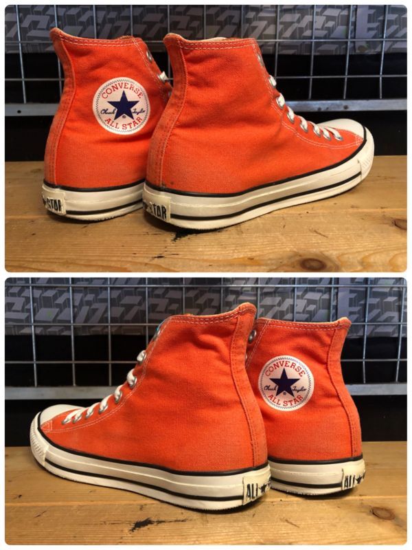 画像: 【33185-2297】converse　ALL STAR COLORS HI　（オレンジ）　USED