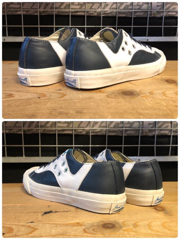 画像: 【33341-2325】converse　JACK PURCELL RLY LEATHER　（ネイビー/ホワイト）　USED