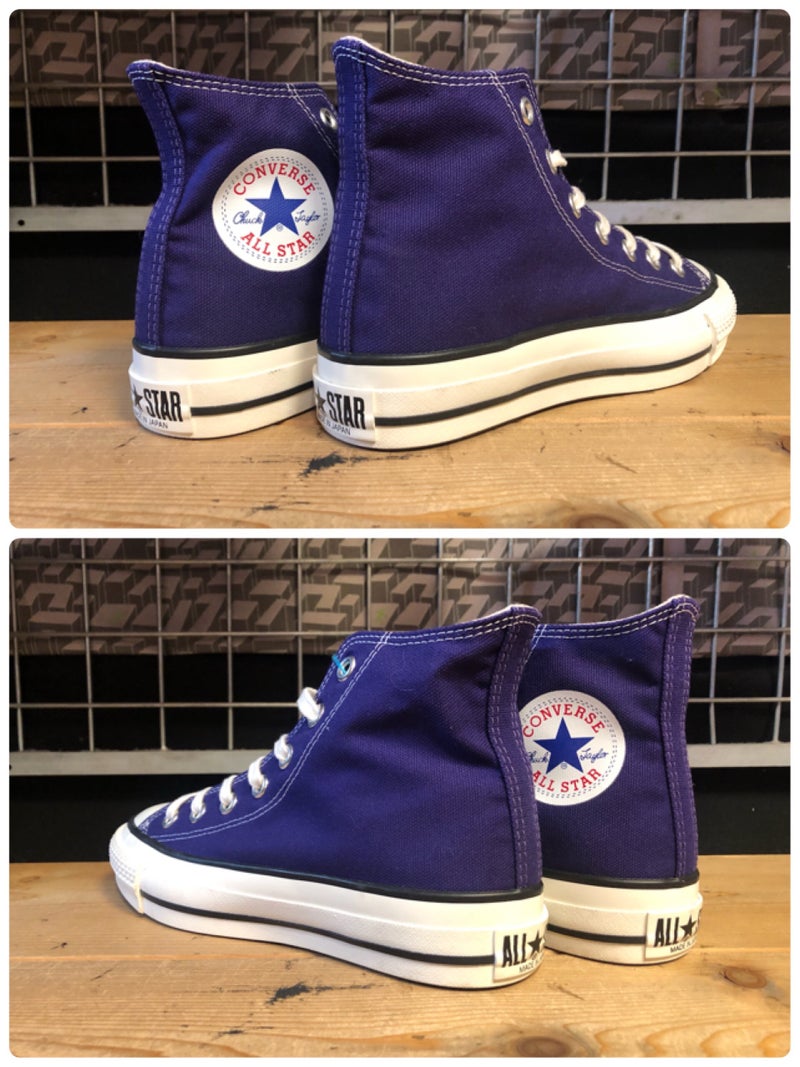 画像: 【33509-2334】converse　ALL STAR J HI　（パープル）　USED