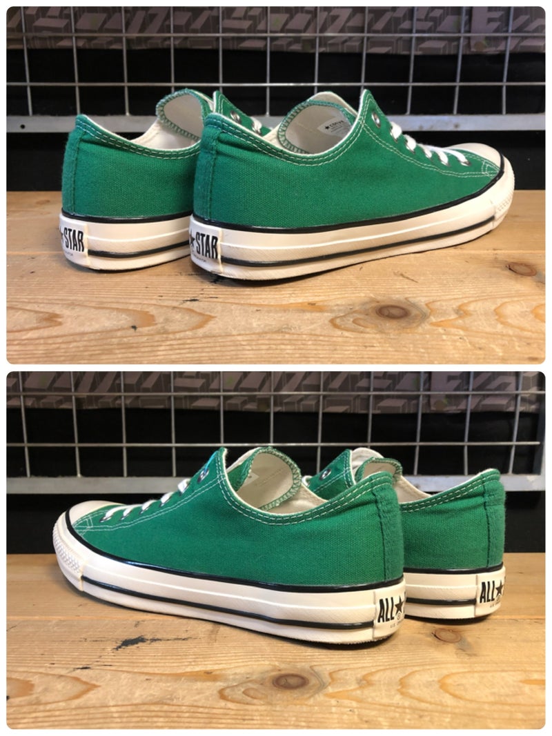 画像: 【33620-2337】converse ALL STAR US COLORS  OX （グリーン）　USED 