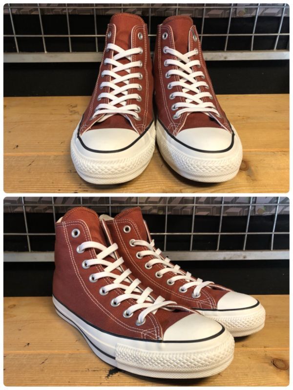 画像: 【33650-2342】converse　ALL STAR 100 COLORS HI　（ブリックレッド）　USED