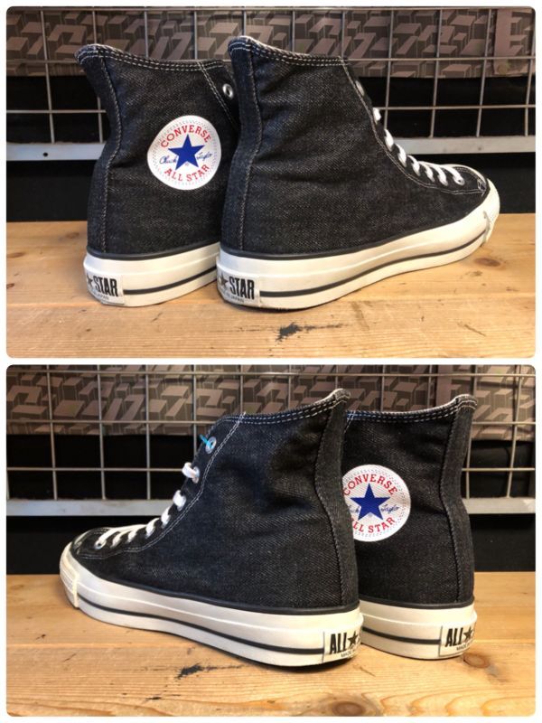 画像: 【33768-2350】converse　ALL STAR J DENIM HI　（ブラック）　USED