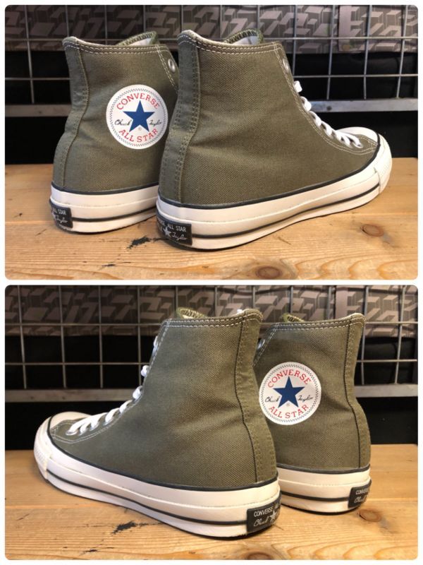 画像: 【34002-2385】converse　ALL STAR 100 COLORS HI　（オリーブ）　USED