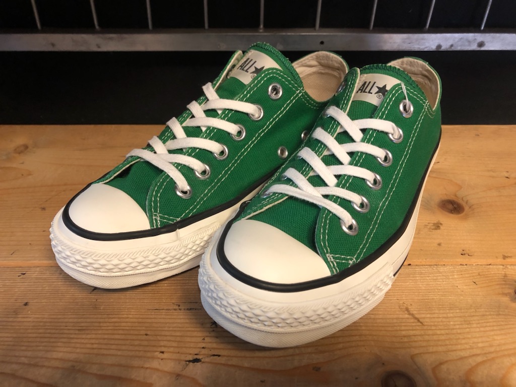 画像1: 【34078-2393】converse　ALL STAR J OX　（グリーン）　USED (1)