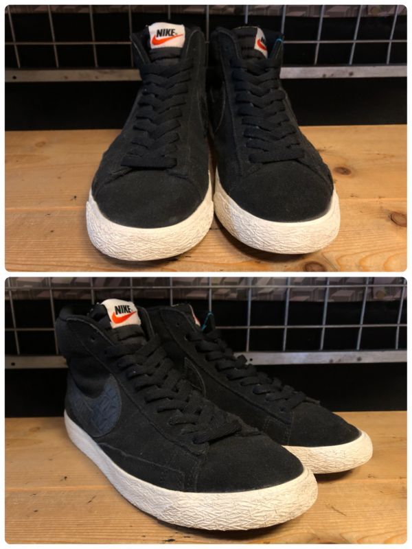 画像: 【33412-2417】NIKE　BLAZER MID PRM VNTG　（ブラック/ブラック）　USED