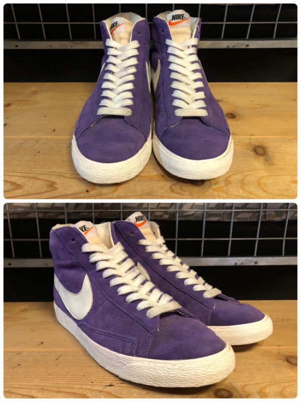 画像: 【34225-2414】NIKE　BLAZER HI SUEDE VINTAGE　（パープル/ホワイト）　USED